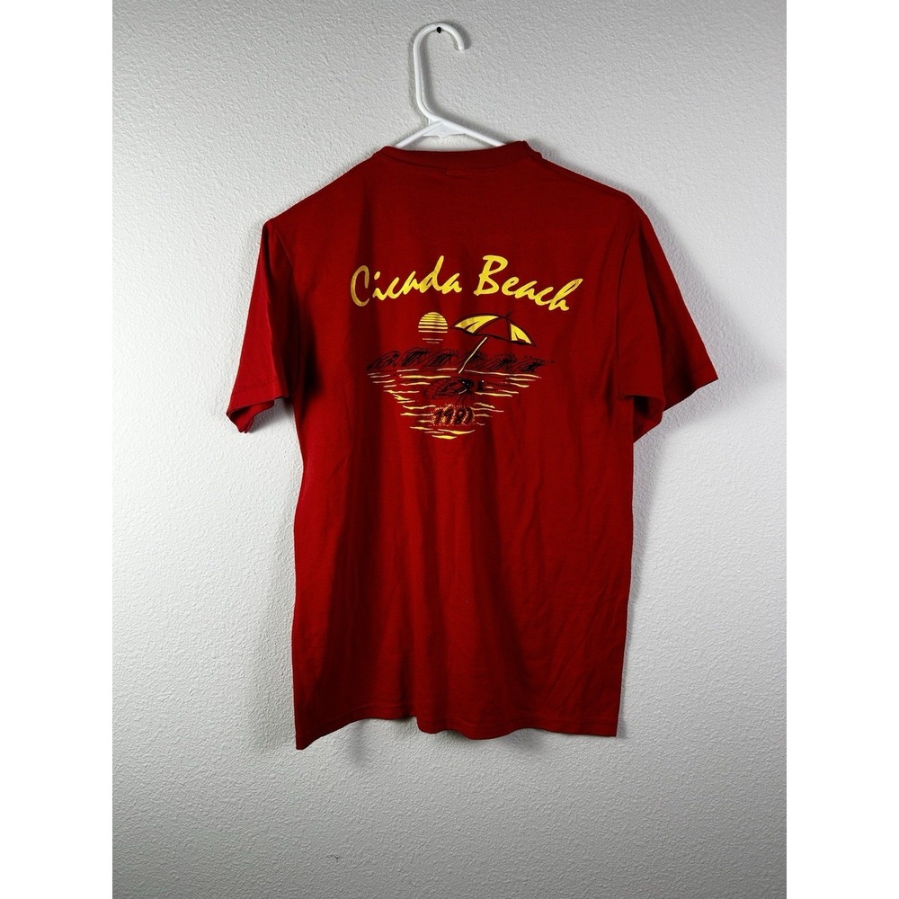 Vintage 80s jerzees cicada beach single stitch men's sz M